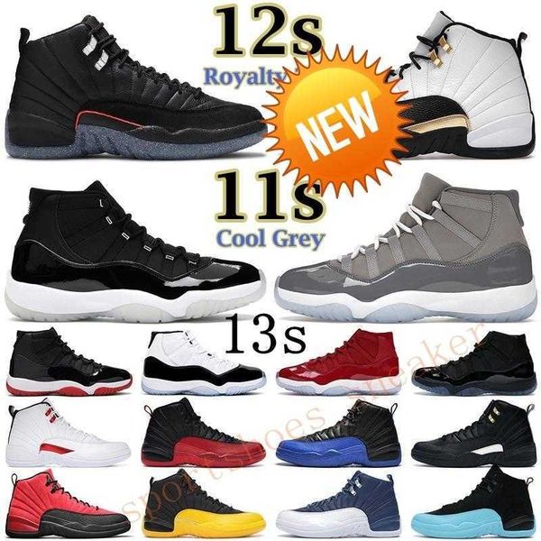 

quality jumpman 11 12 13 mens high basketball shoes 13s hyper royal playoff 12s dark concord 11s cool grey legend blue sneakers trainer v