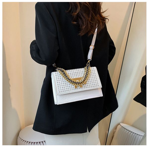 

autumn elegant fashion one shoulder women's bag chain casual with diamond crossbody bag