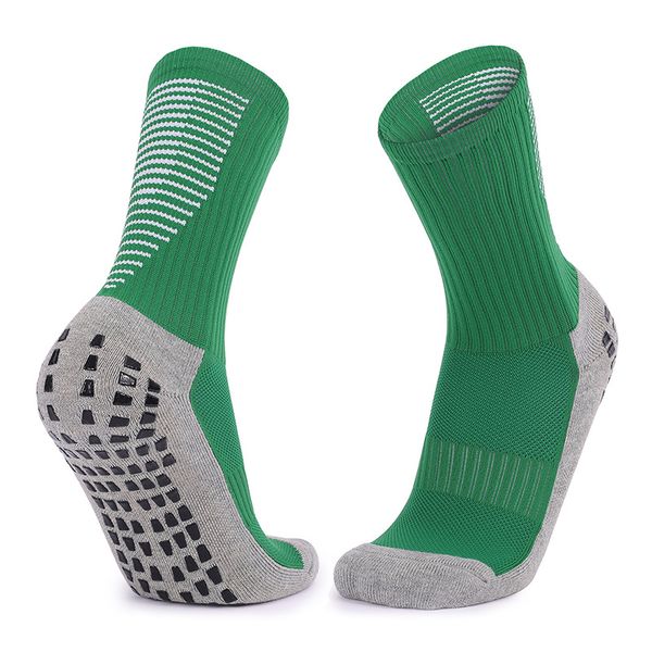 

thickened football socks sports breathable sock cotton nylon non-slip soccer sock, Black