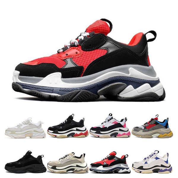 

triple s luxurys designers casual shoes mens womens white black bred pink cool grey bule purple peach powder mens ports sneakers