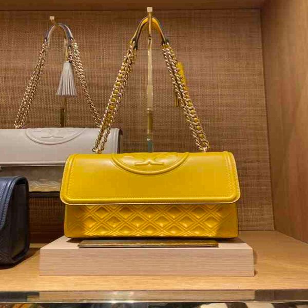 

tory shoulder designer bags luxury brand fashion simple square tassel bag women's real leather chain phone handbags zhouzhoubao123 osn6