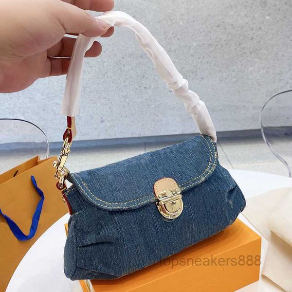 

evening bags women's armpit bag shoulder bags cloth bag handbag vintage durable denim material convenience shopping trip large capacity