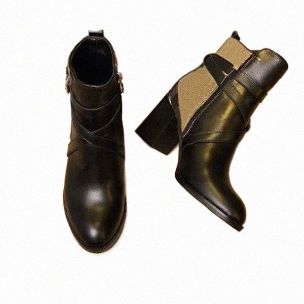

dress shoes black brown leather woman knight boots gold embellished winter autumn runway roman fashion martin knee high shoes suede booties