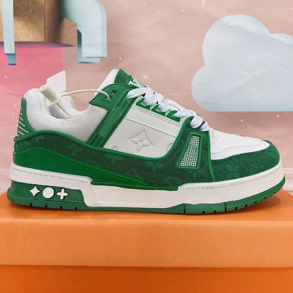 

2022 summer breathable classic mens women casual shoes trainer designer sneakers printing low cut green red black white running shoe 39-44 m