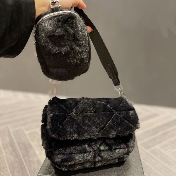 

two-in-one crossbody luxury designer brand fashion shoulder bags handbags women chains letter purse phone bag wallet
