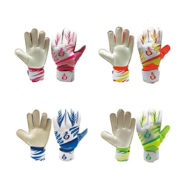 

sports gloves professional football latex protection thickened child soccer goalie wrist guard nonslip goalkeeper 220926, Black