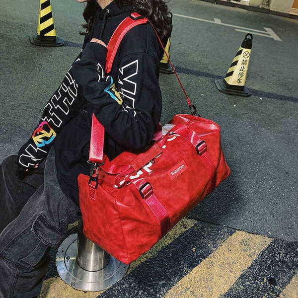 

large capacity duffle bags mens and womens universal training travel sports fitness bag boarding bags travels luggage handbags 220630