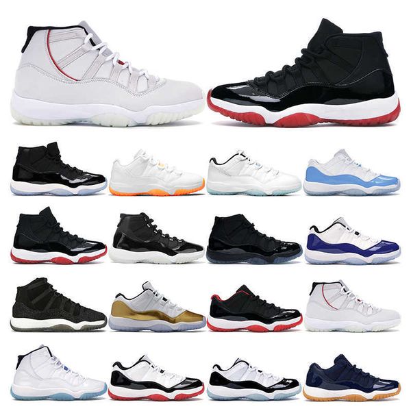 

basketball shoes sports sneakers trainer blue 25th anniversary bred concord space fashion outdoor 11s mens 11 citrus gamma jam women man