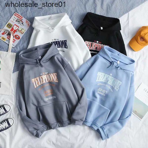 

men's hoodies designer sweatshirts essential new sweater men's hooded loose fashion long sleeve hoodies, Black