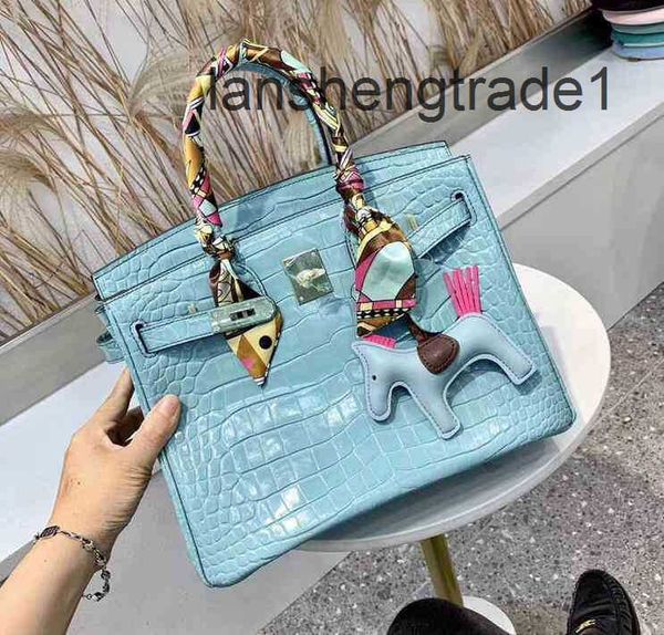 

designer paul hands website official herme women's 2022 leather crocodile pattern bag single shoulder messenge c9r9 7866