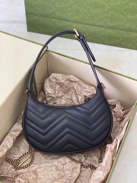 

23ss spring luxury brand ladies fashion crescent bag designer fashion style geometric patterns lady beautiful half moon bags socialite clutc
