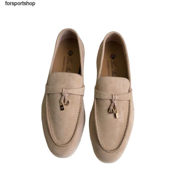 

dress shoes soft pure designer prads fashion brand tassel lp lefu sneakers suede flat casual women shoes, Black