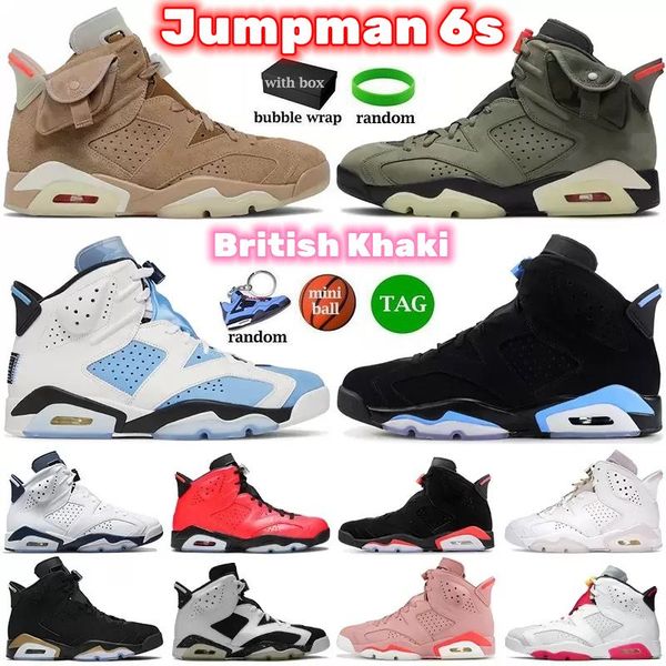 

men women 6s basketball shoes jumpman 6 unc white midnight navy british khaki olive black cat bordeaux bred tinker mens trainers sports juz