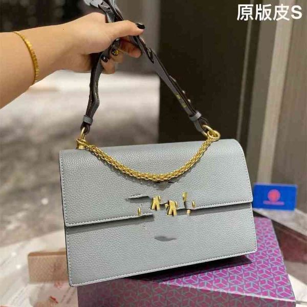 

tory shoulder designer bags luxury brand fashion simple square tassel bag women's real leather chain phone handbags zhouzhoubao123 erxt