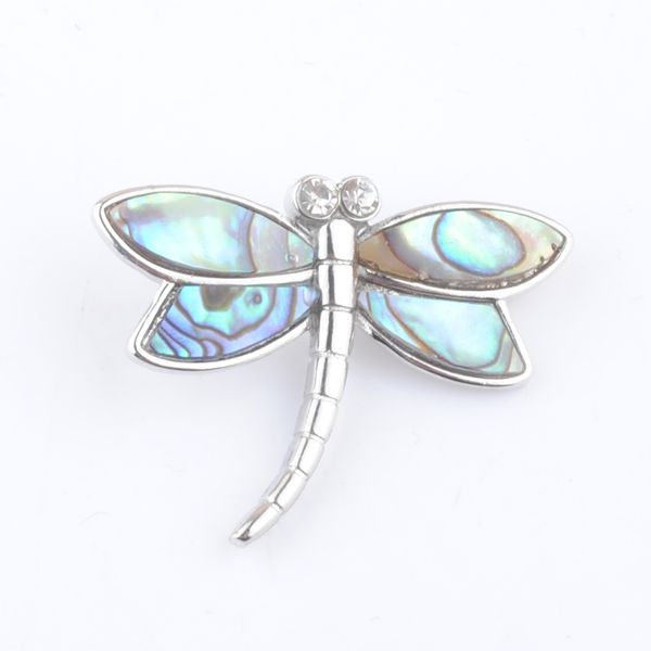 

natural new zealand dragonfly necklaces pendants paua abalone shell pearl beads jewellery gifts n3486, Silver