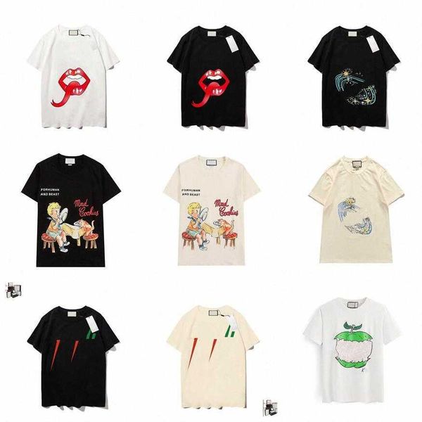 

17 colors designer summer men women t shirts with letter printed casual mens t shirt man fashion tees streetwear apparel, Gray;blue