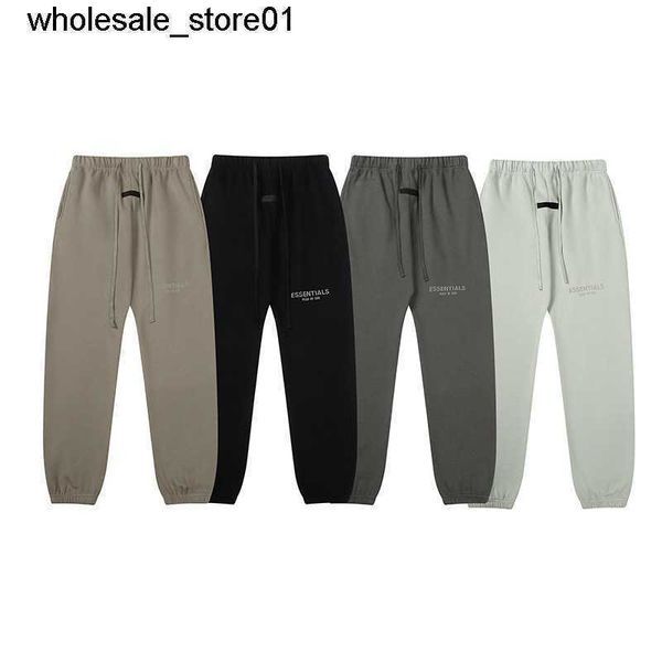 

new men's designer pants essential fashion brand streetwear casual pants, Black