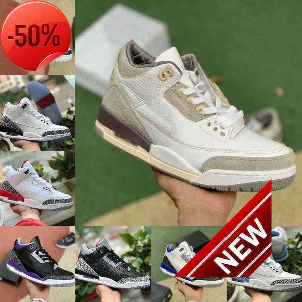 

racer blue 3 3s basketball shoes mens cool grey a ma maniere unc fragment knicks jth jordn cement nrg denim red black cement