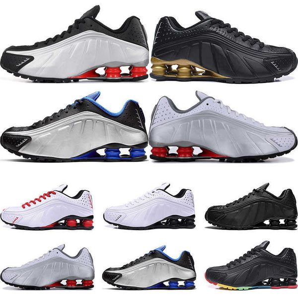 

2019 designer running shoes for men r4 nz deliver black metallic gold black silver triple black white sport sneakers trainers size eur 40-45