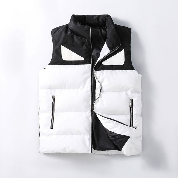 

mens stylist puffer jacket vest parka winter coat fashion men women overcoat outerwear designer casular brand clothing down jacket m-xxxl, Black