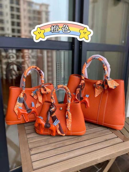 

classic tote bags garden party grain lichee layer cow leather garden bag women's handbag guangzhou 7blm yidm