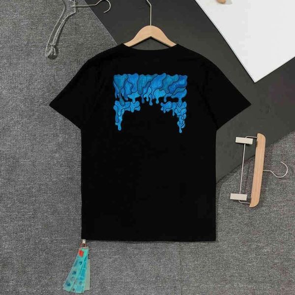 

off men's t shirts fashion mens classic brand t summer designer women loose tees quality t-shirt letter arrow oil painting tshirts luxu, White;black