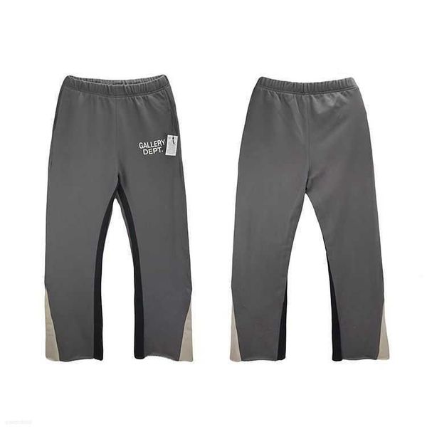 

galleries dept designer sweatpants sports pants gary cotton high street casual ins straight slim fit chao brand u7f0, Black