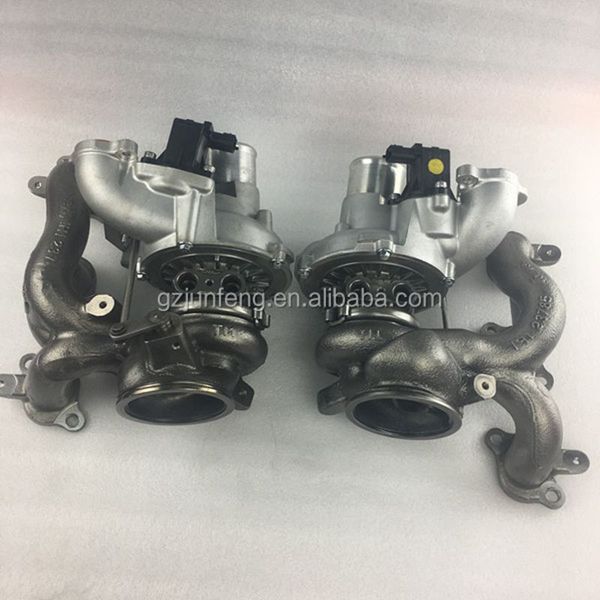

twin turbochargers rhf5 bi-turbo 297712 297711 turbo for maserati q4 v6 3.0l 4wd/2wd engine m157 321.ma1t14 engine spare parts
