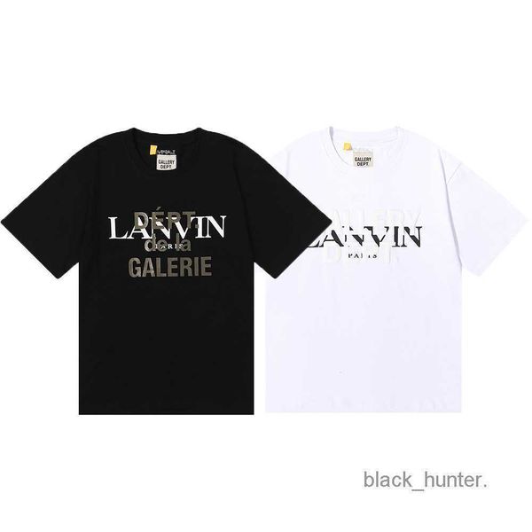 

men's t-shirts 2022 galery dept designer tee summer fashion brand overlapping three-dimensional printing double yarn cotton men women&#, White;black