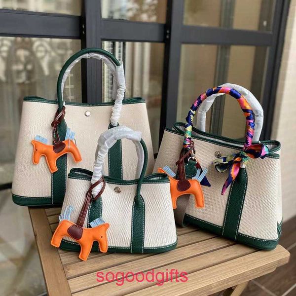 

garden party bags women crossbody herme designer tote handbags new fashion color contrast commuting garden bag simple large capa