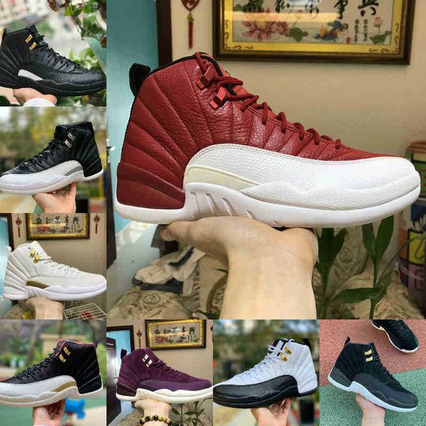 

sales 2022 new 12s winterized wntr gym red michigan mens basketball shoes the master flu game taxi 12 men sport sneakers designer trainers