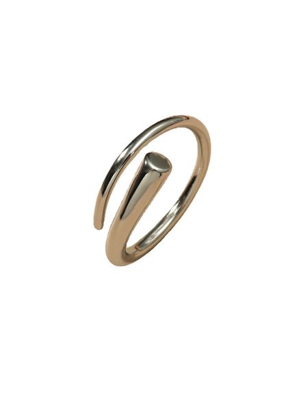 

love rings womens designer ring for women jewelry simple metal sense cold wind geometric niche design fashion street classic gold and silver, Golden;silver