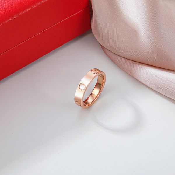 

design rings luxury love ring jewellery plated gold rose silver stainless steel couple fashion women wedding classic valentine day popular d