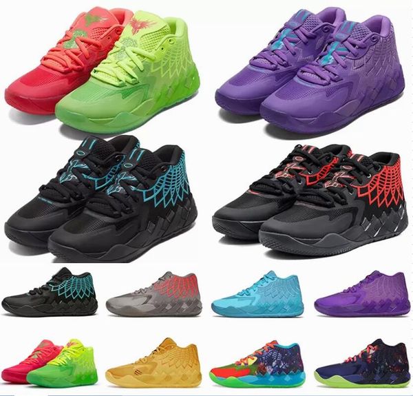 

easy refund mb1 rick and morty basketball shoes lamelo ball shoe queen city black blast buzz city lo ufo not from here rock ridge red sport