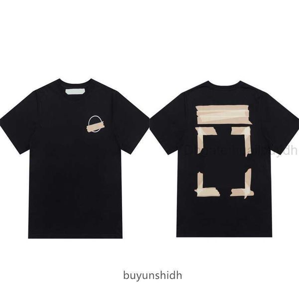 

fashion offs designer cross t shirts gradient dissolve luxury back arrow printing brand short sleeves tshirts mens t-shirt summer casual wom, White;black
