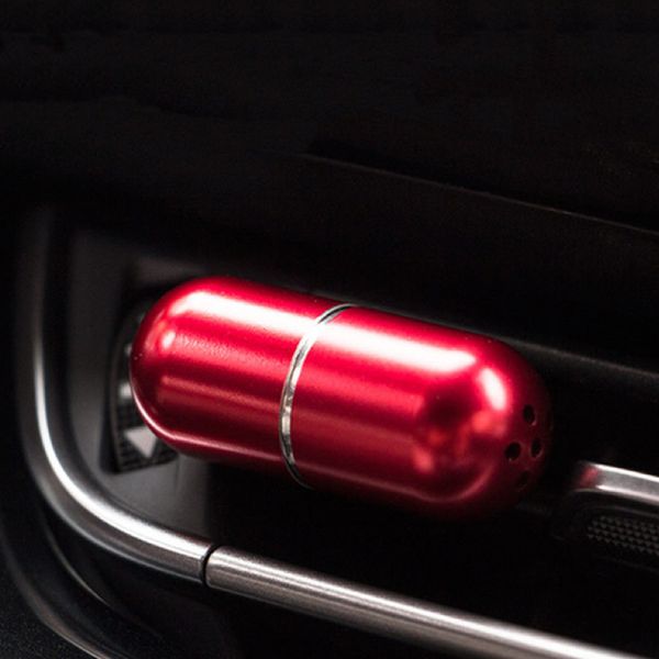 

fashion car air freshener mini capsule designed cars air outlet perfume diffuser clip