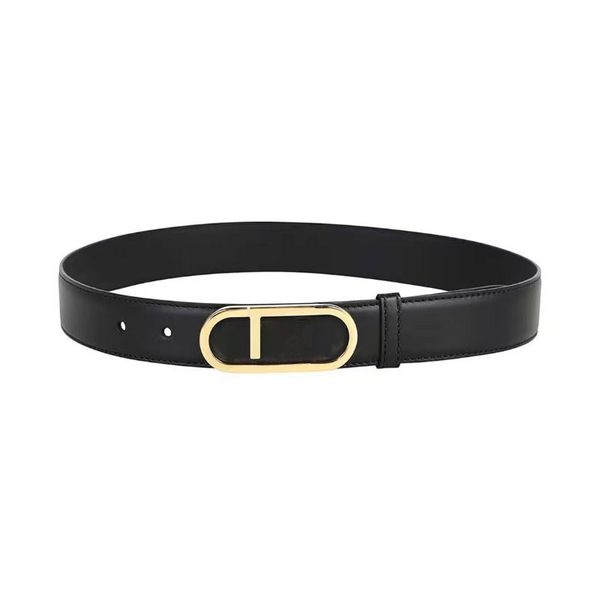 

designer classic belt fashion genuine leather belts 3cm for man woman 4 options with box, Black;brown