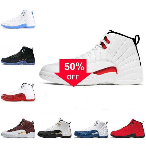 

2022 twist 12 12s mens basketball shoes low easter black university gold indigo flu game jordn dark concord ovo white reverse taxi fiba