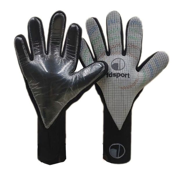 

sports gloves professional football goalkeeper thickened latex protection adults nonslip soccer goalie 220926, Black