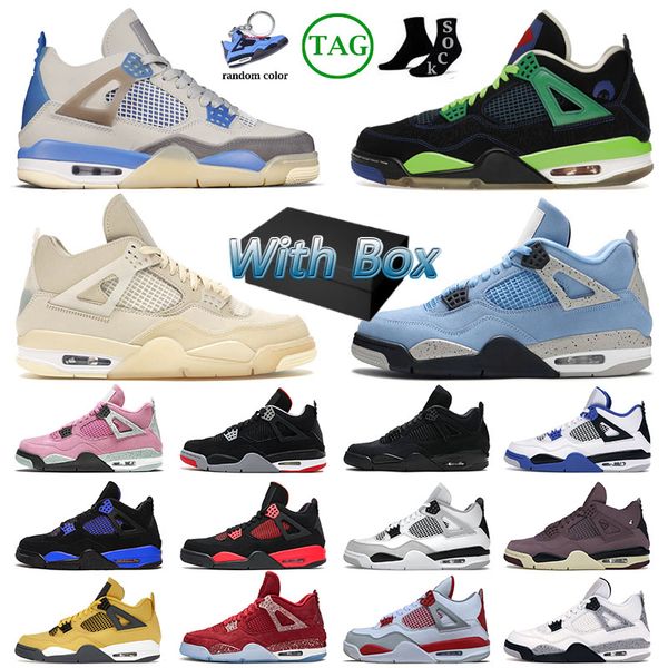 

men women jumpman 4 basketball shoes doernbecher military black cat 4s iv sail pink cactus jack blue thunder cavs toro fashion sneakers trai
