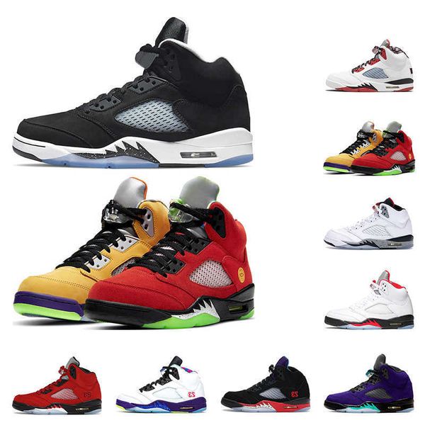 

men basketball shoes 5s oreo raging red alternate oregon what the blue suede michigan mens trainers sports sneakers fashion man