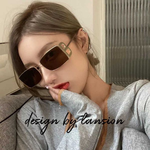 

sunglasses 2021 new pishuai small box for women network red b letter glasses personality anti uv men, White;black