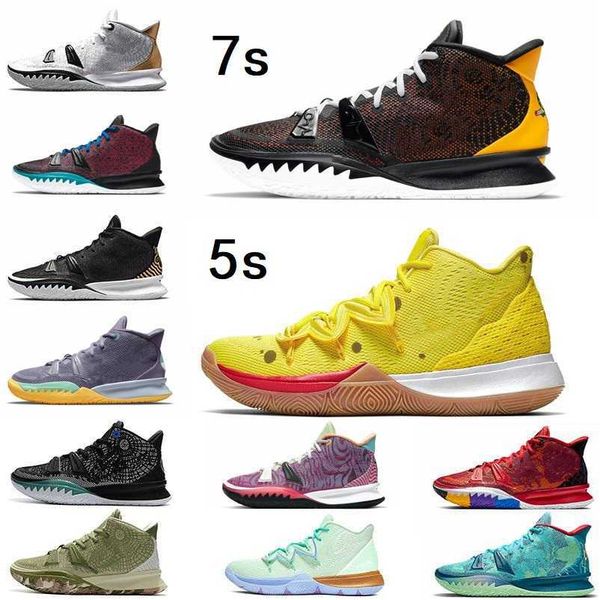 

shoes men black gold irving 5s sponge sandy creator hendrix squidward patrick soundwave kyrie 7 mens