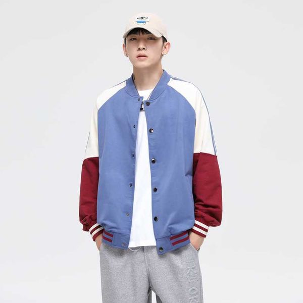 

men's jackets men's varsity bomber jackets casual streetwear letter print coats baseball jacket t220926, Black;brown