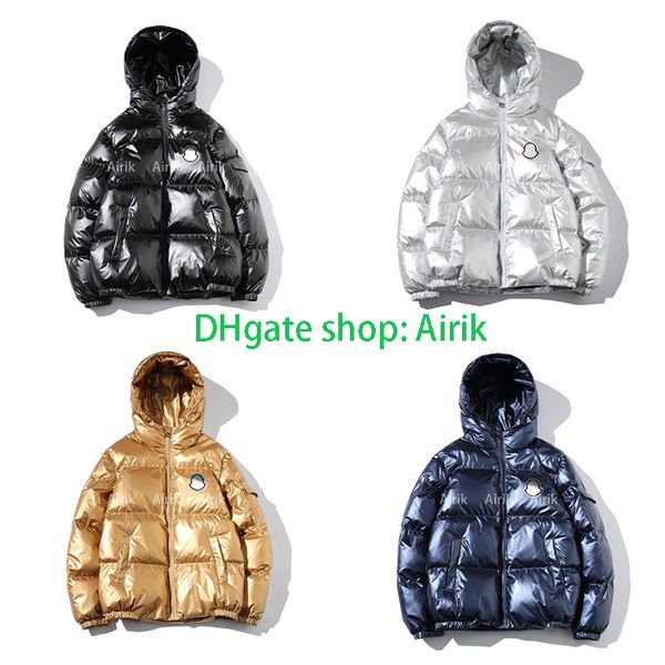

fashion down pike jacket men's and women's designer maya winter jacket jacket hooded down jacket overcoat parka size m l  2xl 3x, Black