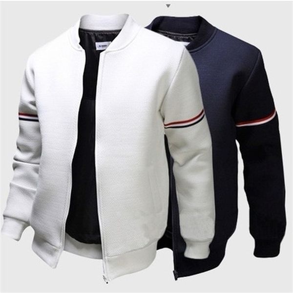 

men's jackets simple cardigan coat slim jacket 220928, Black;brown