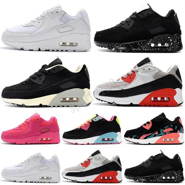 

new kids shoes baby toddler classic children boy and gril sport sneaker basketball shoes size 22-35246s, Black