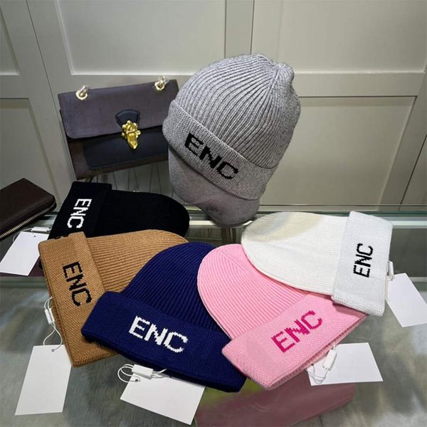 

knitted hat beanie cap designer skull caps for man woman winter hats 6 colors classic casual style, Blue;gray