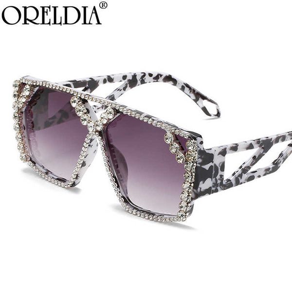 

oversized square diamond sunglasses new women men fashion rhinestone sun glasses lady luxury brand designer eyewear uv400 0928, White;black