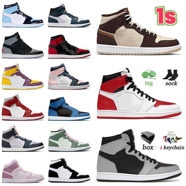 

1s 1 jumpman basketballs shoes banned men trainers sports cream dark chocolate women bred patent sneakers mid armory navy rebellionaire jord, Black
